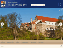 Tablet Screenshot of horsovskytyn.cz